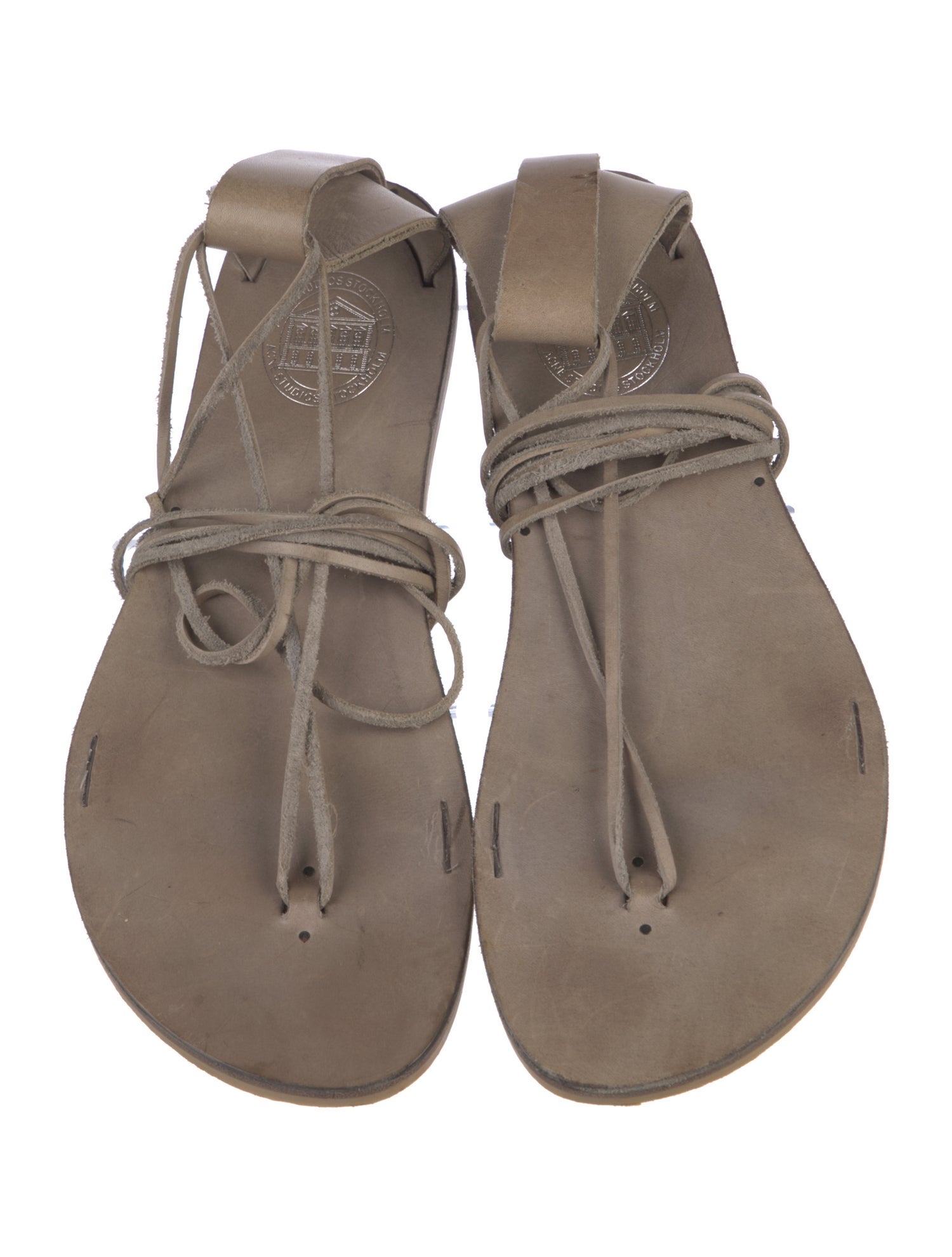 Acne Studios Leather Gladiator Sandals